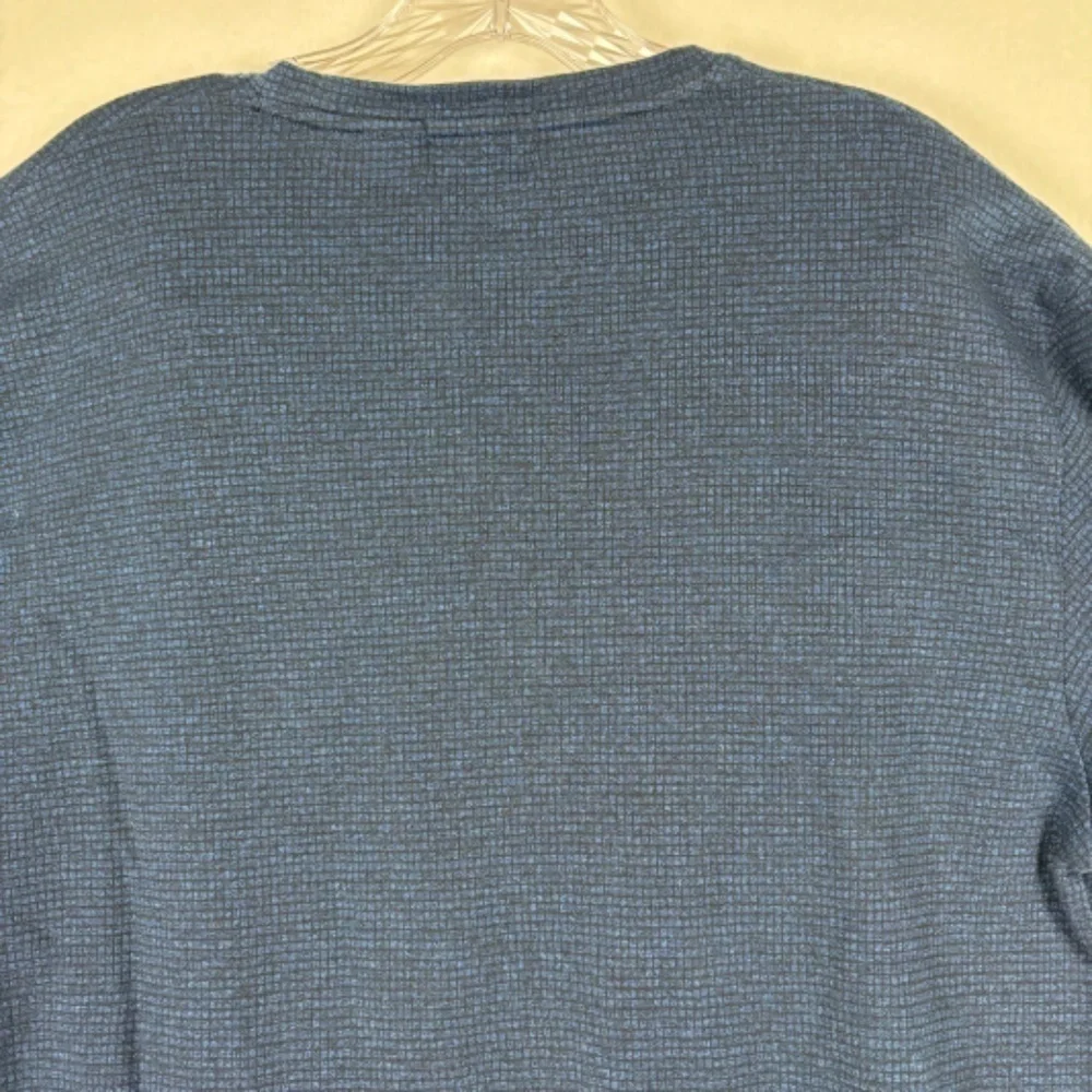 Crazy Horse Shirt Mens L Long Sleeve Blue Casual Claiborne Company